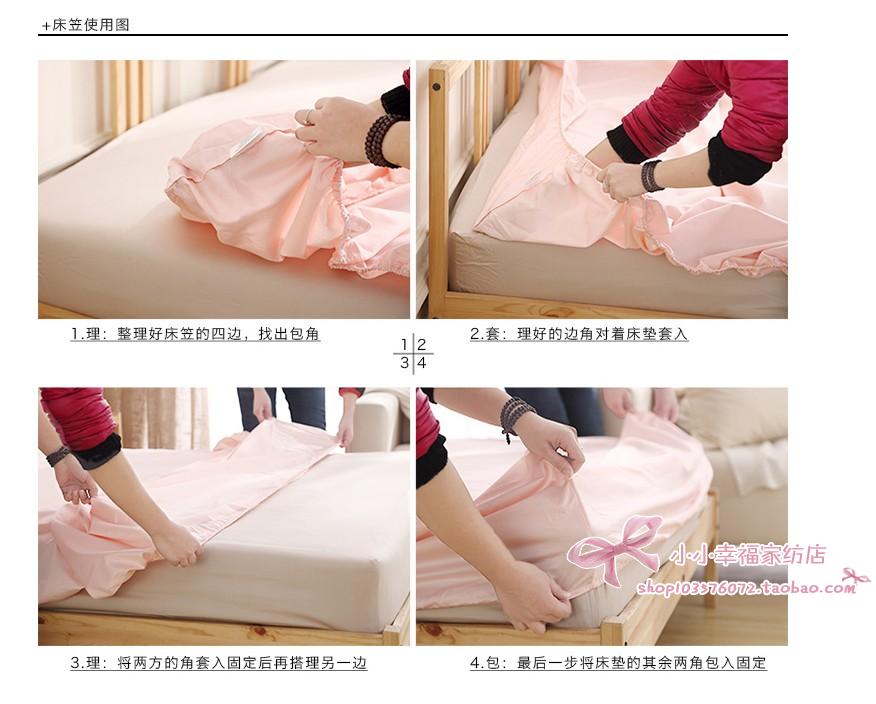 Fitted Simmons bảo vệ tay áo một mảnh nệm bìa 1,5m bông giường 1.8m rắn trải giường trượt Chuangbao - Trang bị Covers Ga chun và ga phủ