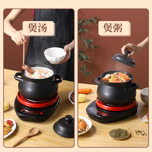 110V multifunctional electric stew pot, household soup pot, electric stew pot, fully automatic food supplement, porridge pot, large capacity decoction pot