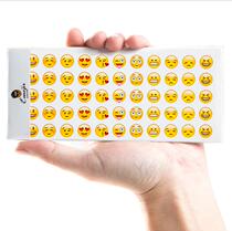 12 Emoji Apple Emoticon Stickers Horizontal Version Roll your eyes Mini Emoticon diy handmade album accessories