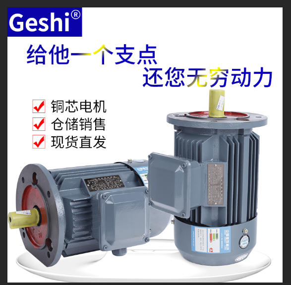 Three-phase motor 0 55KW 75KW 75KW 0 8024 380V 380V 220V Ge motor copper core