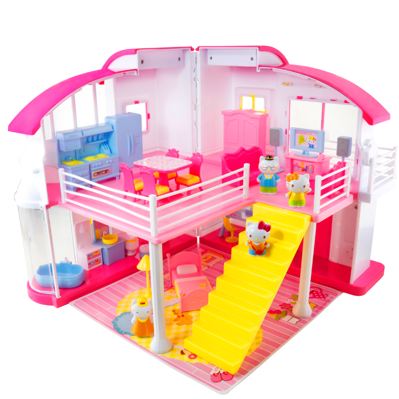 hello kitty doll house set