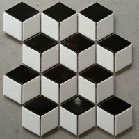 Алмаз-черный и белый серый (12,3 таблетки/㎡)