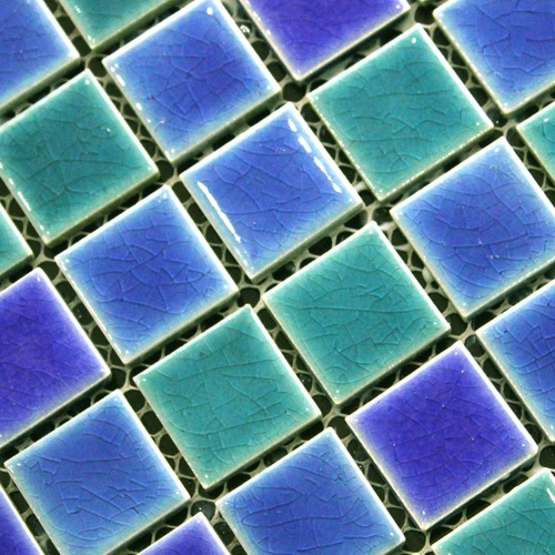 Отита мозаика ледяная керамика маленькая плитка средиземноморская синяя
