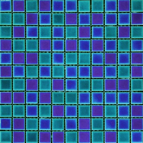 Отита мозаика ледяная керамика маленькая плитка средиземноморская синяя