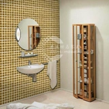 Outin Ceramics Mosaic Желтая и белая ледяная авария кружевная плитка для ванной комнаты туалетная кухня кухня бассейн кирпич