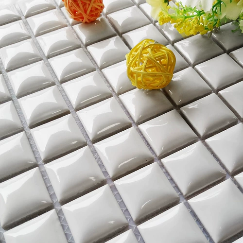 Outin Ceramics Mosaic Черно -белая хлебная плитка плитка плитка плит