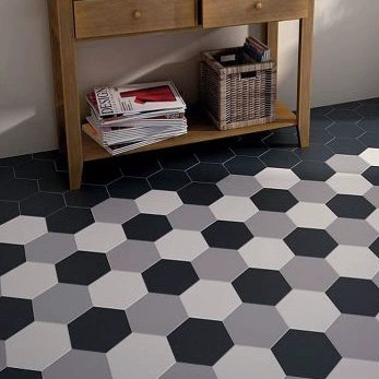 Северная туалетная шестиугольная кирпичная шестиугольная кирпичная кирпичная кухня анти -белая 6 угловая плитка плитка плитка плитка ванная комната