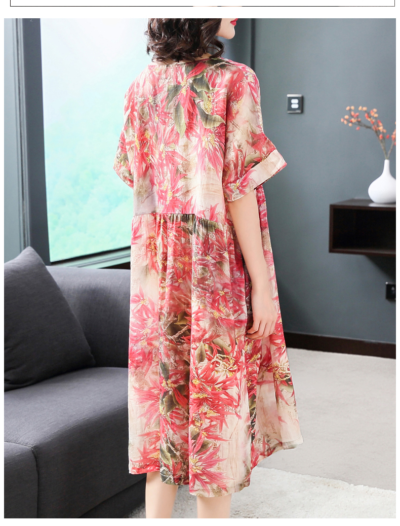 Nina nổi 2018 mùa hè mới của phụ nữ quần áo màu xù dress phong cách kỳ nghỉ thời trang lỏng lẻo ramie dress váy suông dài hàn quốc
