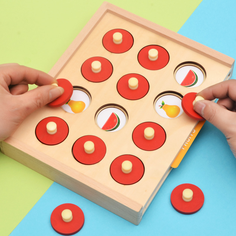 Children's memory game chess memory training toys parent-child interactive baby board game male 3 girls 4-5-6-8 years old