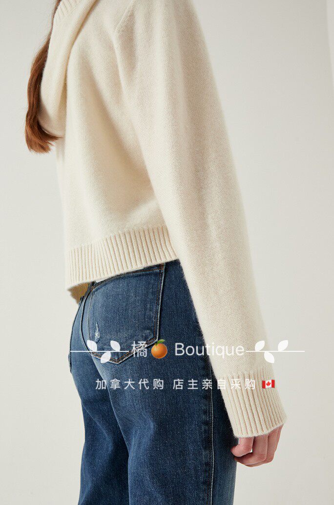 Сейчас*клуб Монако покупка товаров кашемир закрытый свитер Boiled Cashmere Hoodie 
