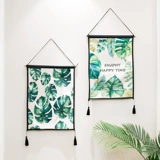 Ins nordic украшения стена гостиная домашняя патриотическая отделка растения растения