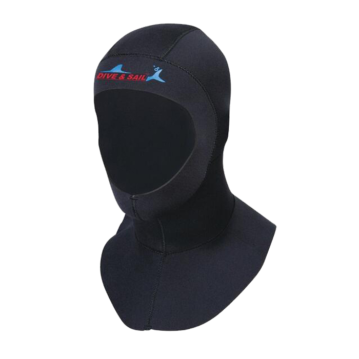 3MM thickened warm-to-shoulder diving cap male and female sunscreen snorkeling swimming cap winter swimming diving headgear Surfing deep diving