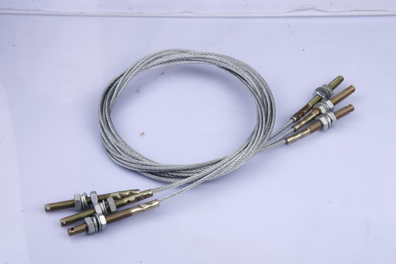 Suitable for Mitsubishi elevator hall door heavy hammer wire rope 3mm diameter length according to customer demand to order hot sale