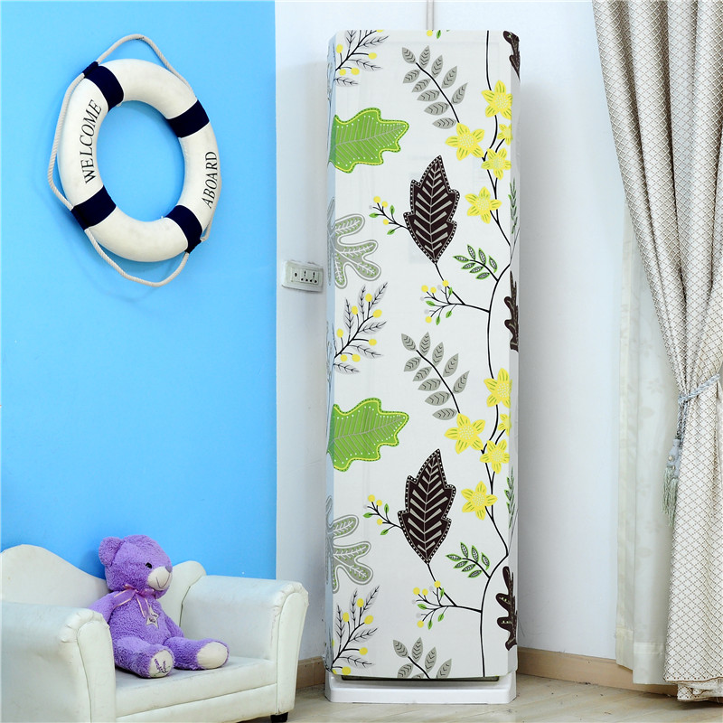 Air conditioning cover cabinet machine dust cover fabric pastoral simple vertical Gree beauty bedroom air conditioning cover
