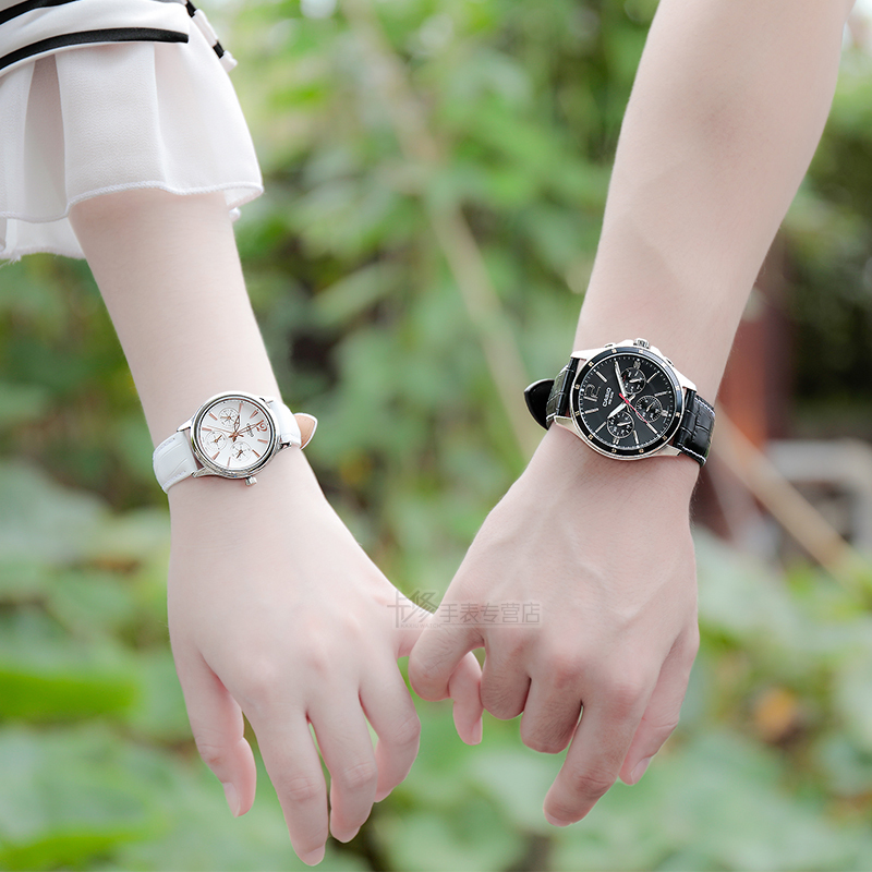 Casio Casio Couple Watches Chinese Valentine's Day Couple Models Waterproof Quartz Watches for Men and Women Couple Watches Pair