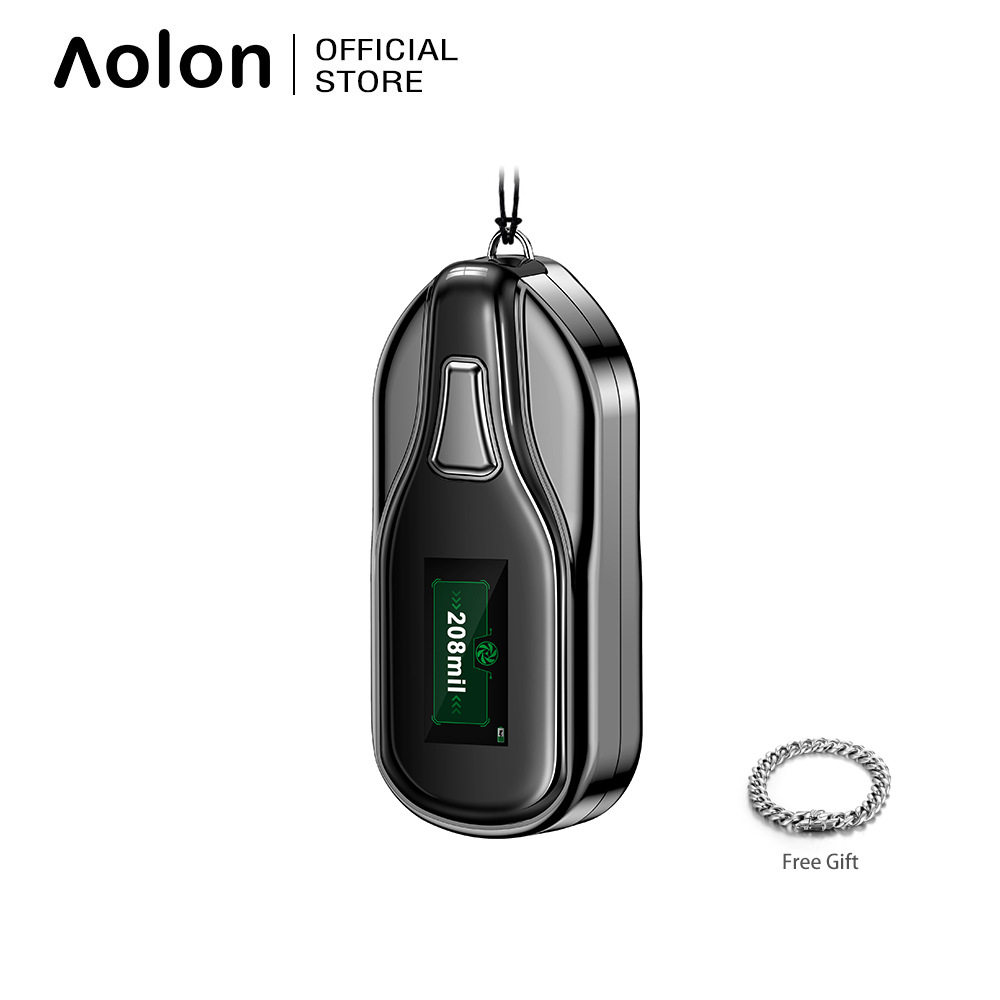 Official negative ion generator portable with air purifier hanging neck carrying necklace mini