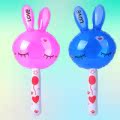 Night market stalls New supply Hot Yiwu summer inflatable toys Childrens cartoon leather goods rabbit sticks