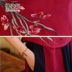 mặc retro nữ chất liệu bông gió của Trung Quốc và thêu quần áo trà Trung Quốc Tang phù hợp với Trung Hoa Dân Quốc được cải thiện sườn xám áo khoác Han quần áo 