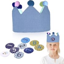 Korean ins style childrens birthday hat crown ball party theme hat photography photo props in stock