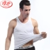Langsha vest Nam mùa xuân và mùa thu Hàn Quốc Áo cotton thoải mái Áo thể thao thấm hút ẩm Áo vest
