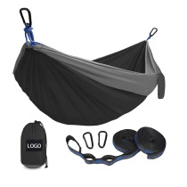 Double hammock camping single 210T swing artifact hammock nylon field hammock outdoor parachute cloth