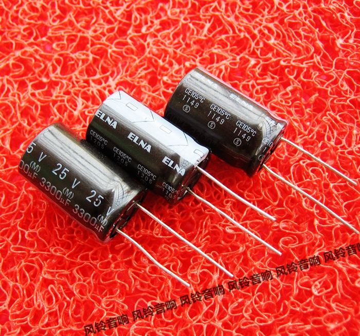 Japan ELNA 3300uf 25v electrolytic capacitor 16 * 26 * Taobao