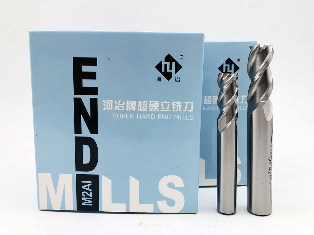 Hemelmong residents superhard white steel vertical milling cutter 3-edge three-tooth milling cutter M2AI aluminum high-speed steel 3 0-20M3F