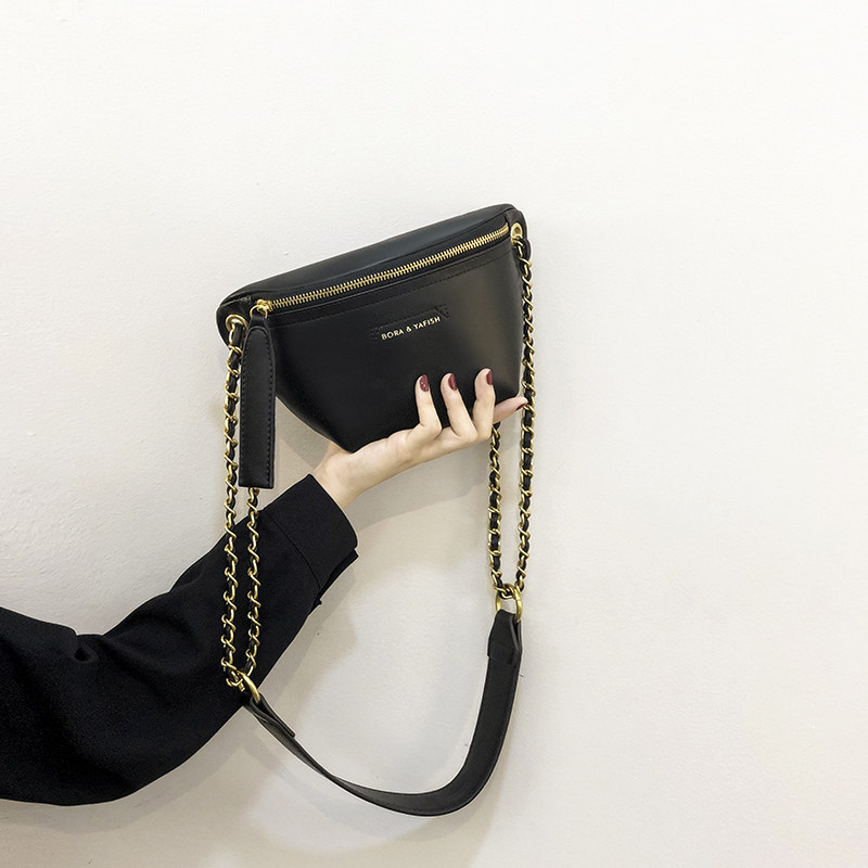 Net red small bag women's 2020 spring and summer new style popular ins waist bag all-match chain messenger bag chest bag