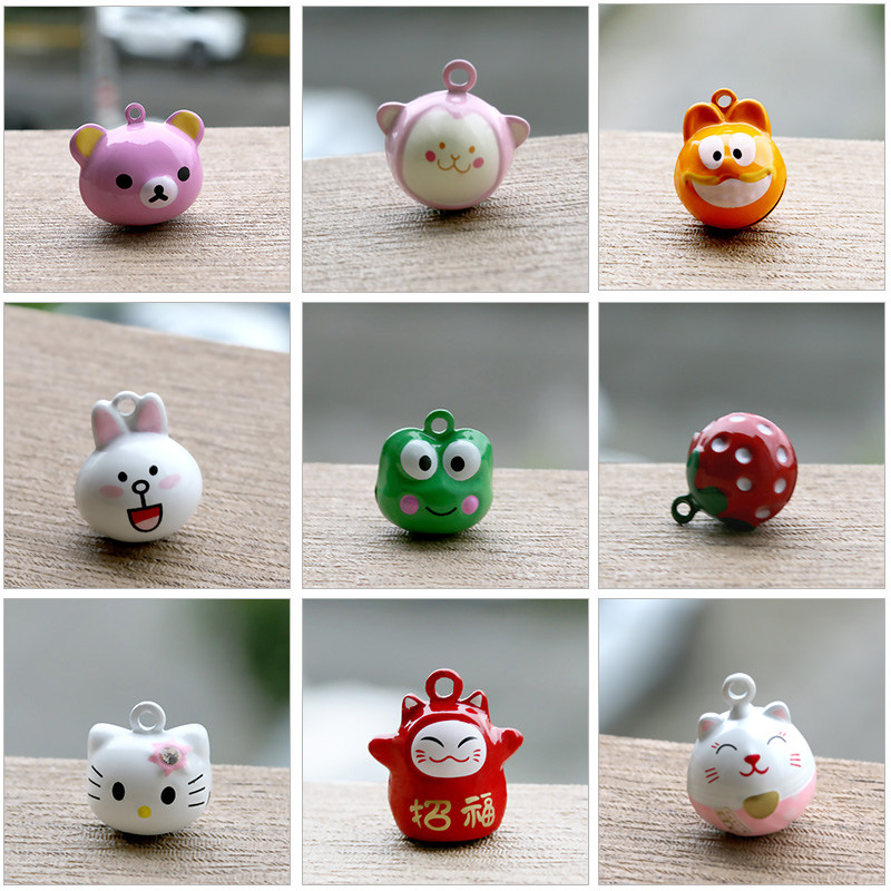 Color dog bells pet bells pet supplies dog accessories cute ornaments dog bells than bear teddy
