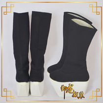 Ningbo Silver Dragon Drama Opera High Boots Opera Peking Opera Yue Opera Boots Thick Bottom High Boots Officer Boots Boots