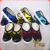 New Peking Opera Opera Drama Opera Drama Shoes Old Denier Shoes Square Stomata Shoes Old Raw Shoes Fu Zirifu Calligraphy Fu