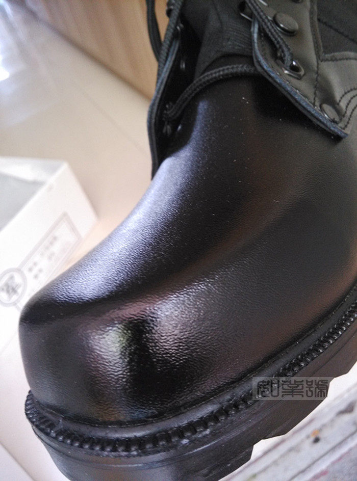 Boots militaires en cuir - Ref 1398037 Image 15