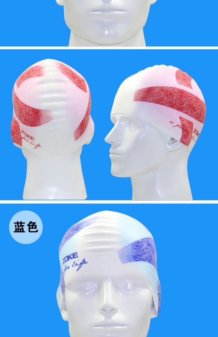 Mũ thời trang và mũ bơi thoải mái Tóc dài không thấm nước Earmuffs mũ bơi silicone cho nam và nữ Mũ bơi có độ bền thấp 	mũ bơi loại tốt	