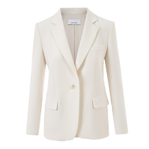 Langzi acetic acid French professional commuting high-end temperament suit jacket 2024 spring new light luxury suit