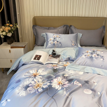 High end American pastoral printing 100 long staple cotton cotton cotton four-piece cotton quilt cover sheets bedding