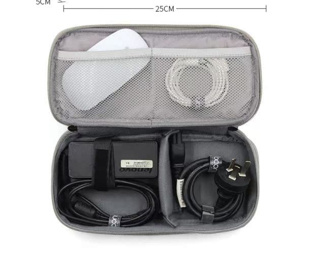 Máy tính xách tay Power Cord Pouch kê Lenovo của Apple Asus Dell xách tay sạc cáp dữ liệu gói kỹ thuật số - Lưu trữ cho sản phẩm kỹ thuật số bao đựng tai nghe bluetooth
