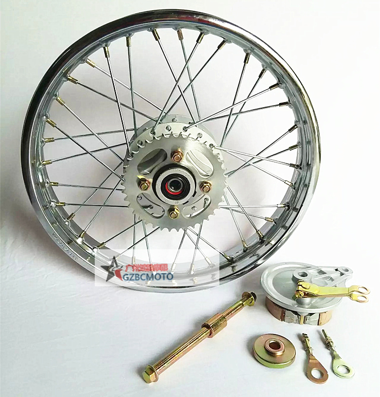 Bánh xe máy vành bánh xe lưới retro CG125 sửa đổi tăng bánh xe 161718 inch nói dây bánh sau - Vành xe máy bánh mâm xe máy wave