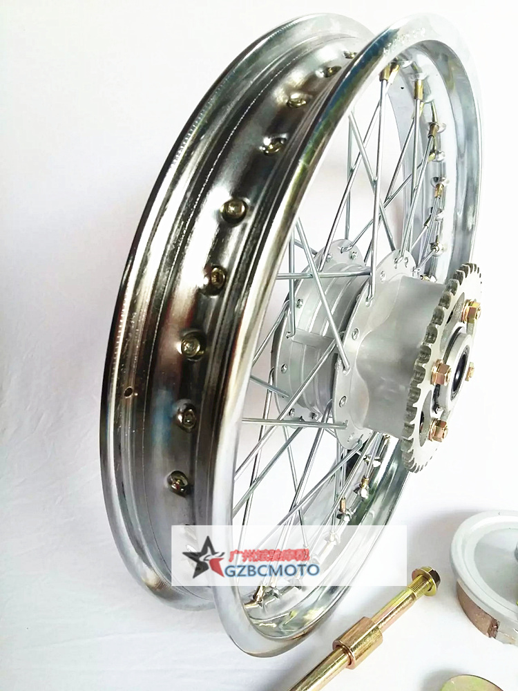 Bánh xe máy vành bánh xe lưới retro CG125 sửa đổi tăng bánh xe 161718 inch nói dây bánh sau - Vành xe máy bánh mâm xe máy wave