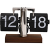 Light Luxury Automatic Page-Turning Clock Desktop Ornament Retro Mechanical Clock Tabletop Digital Clock Creative Living Room Decoration