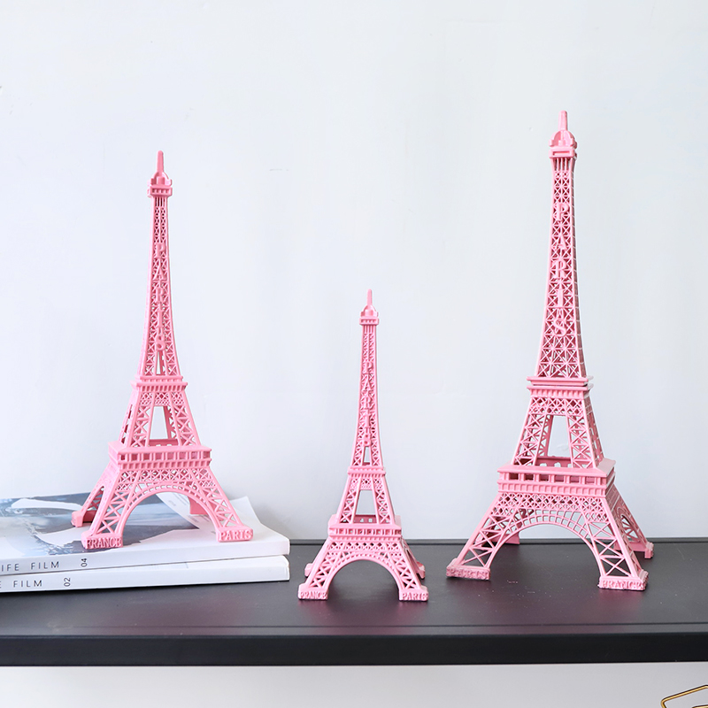French Paris color Eiffel Tower model creative craft gift decoration home living room coffee table ornaments wine cabinet decoration