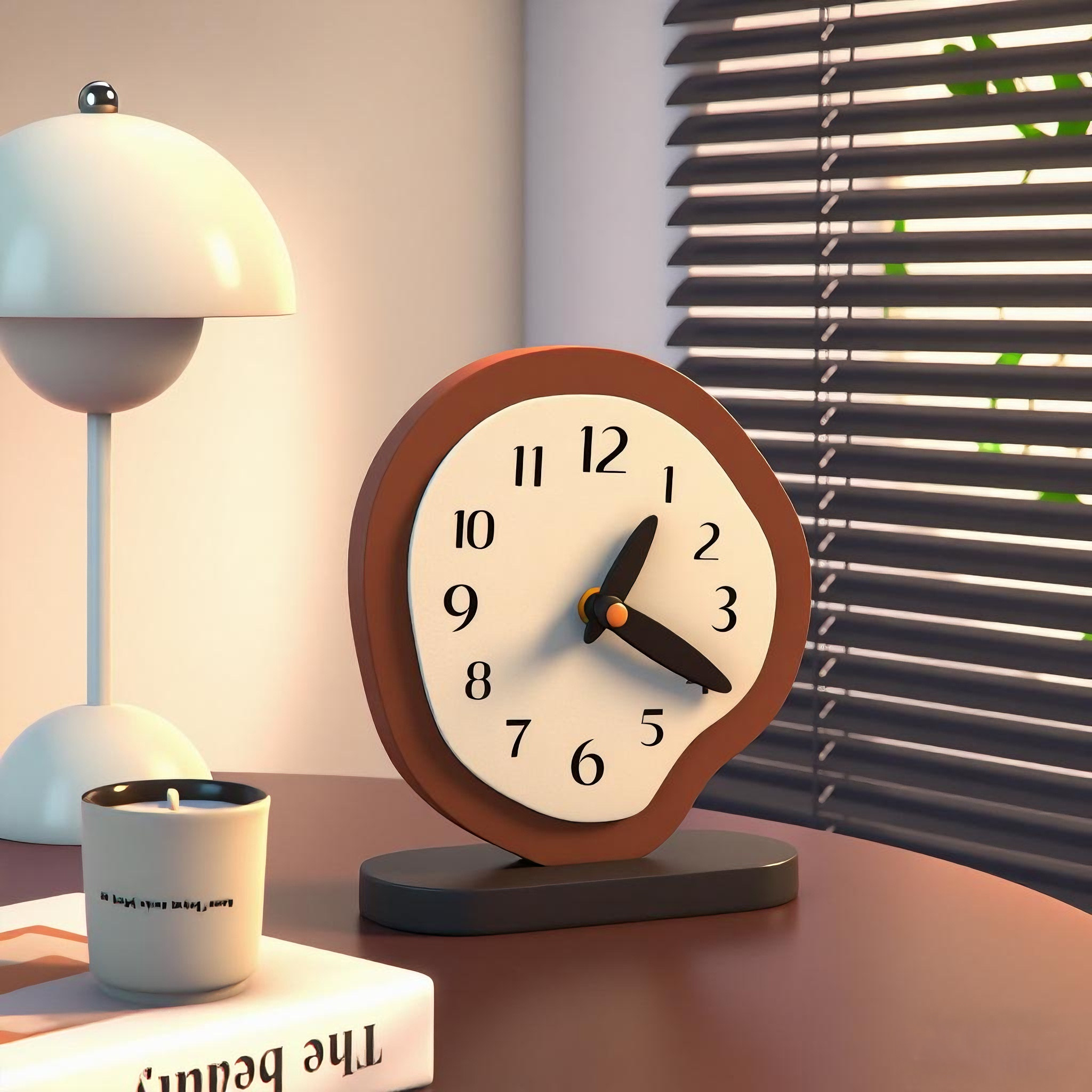 Creative Desktop Clock, Tabletop Electronic Clock, Display Alarm Clock, High-Value Desk Clock, Bedside Digital Clock Ornament