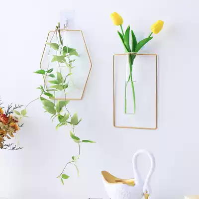 Living room wall decoration hanging Nordic light luxury wall decoration Net red ins bedroom wall hanging dining room creative room