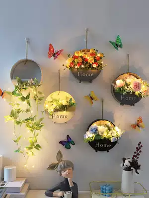 Living room TV background wall decoration wall hanging ornaments Wall creative room bedroom dining room wall Wall Wall Flower