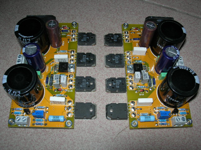 JFET input full tube class A power amplifier board kit (RMB98  set not including 4 large capacitors)