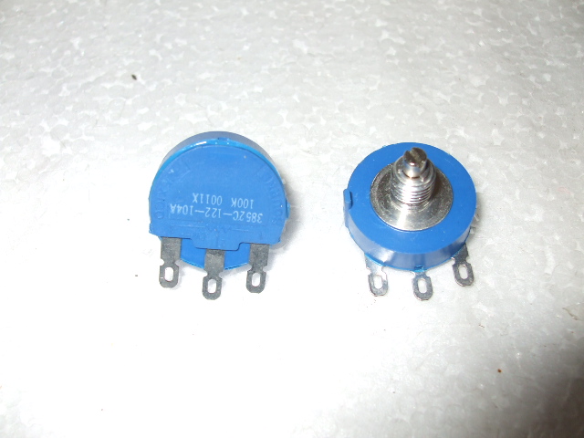 Mexico made 100K potentiometer adjustable resistance
