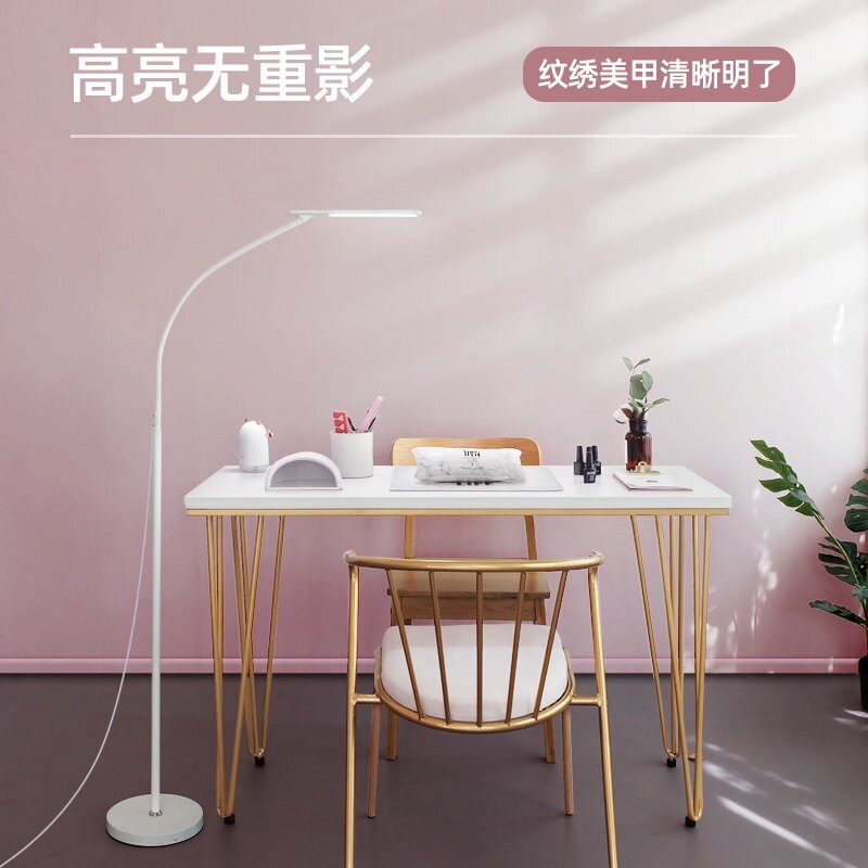 Beauty lamp embroidery floor led eye protection face eyelash lamp Nail art work special eyelash grafting table lamp