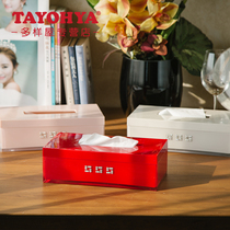 TAYOHYA multi house bright tissue box rectangular acrylic napkin carton European style drawing box living room