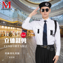 New security work clothes long sleeve shirt spring and autumn set sales department hotel security Property Image Post concierge clothes