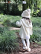 BabyQ100% wool double-sided woolen coat, cute parent-child rabbit coat, autumn and winter gift in three colors