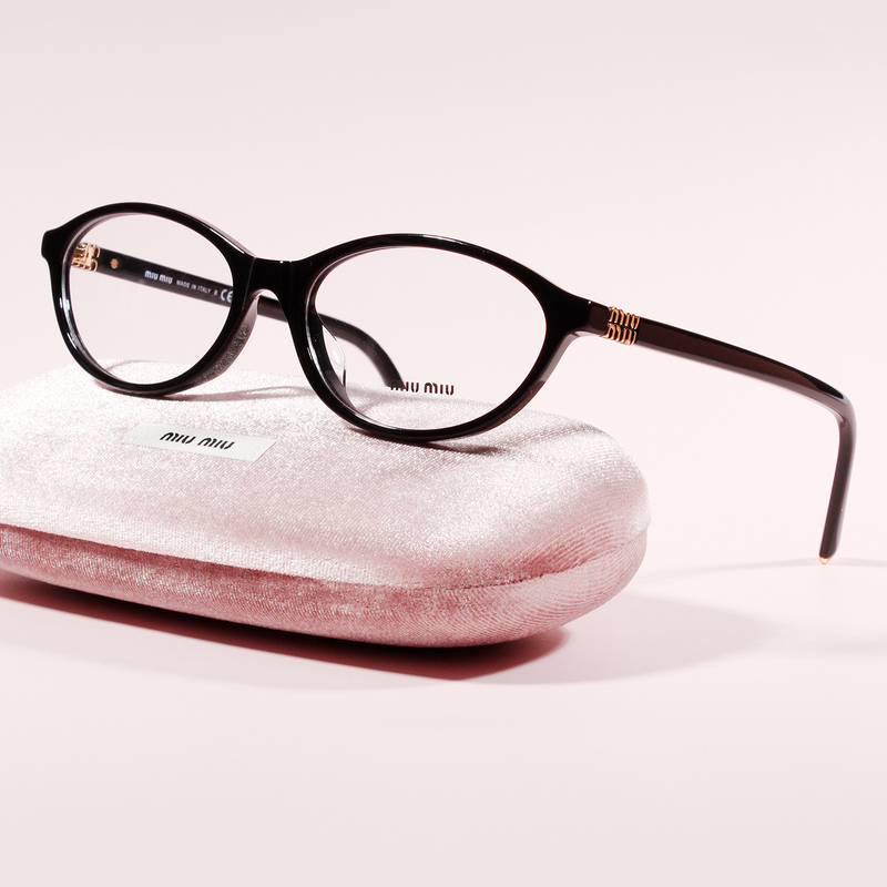 Miumiu Eyeglass Frames Myopia Frames Oval Frame Women's Retro Vmu09X-F Fashion Casual 0Mu09Xvf